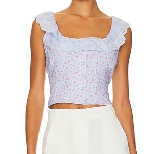 danielle guizio paloma top